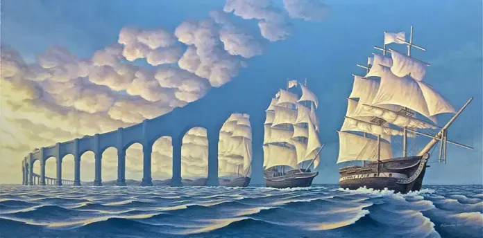 Read more about the article Rob Gonsalves’ optical illusion paintings will blow your mind.