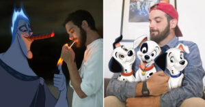 Read more about the article A guy uses Photoshop to make himself have fun with Disney characters, and the result is very funny.