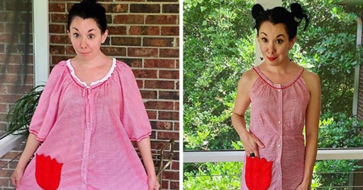 You are currently viewing This woman creates stunning ensembles out of $1 clothing.